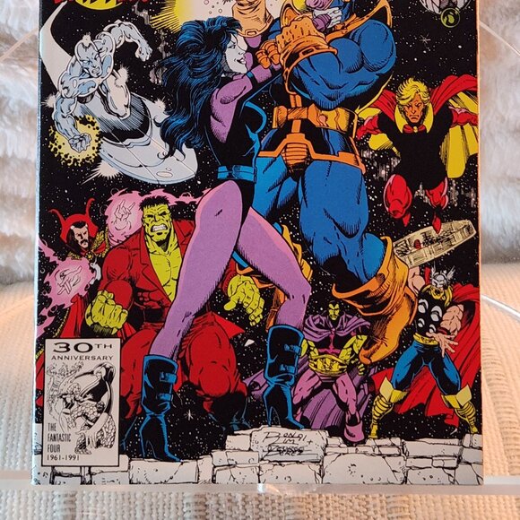 The Infinity Gauntlet #6 (1991) Marvel Comics, Ron Lim, Joe Rubinstein, NM - Picture 2 of 14